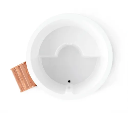 Купель композитная Polar Spa Комфорт 160 с отделкой из дерева, д.160*110 см.