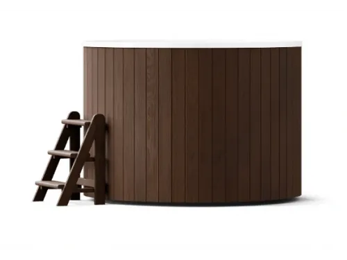 Купель композитная Polar Spa Комфорт 220 с отделкой из дерева, д.220*110 см.