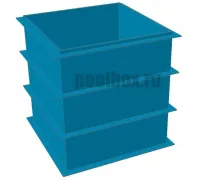 Полипропиленовая купель 1,5 х 1,5 х 1,5 м.