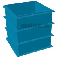 Полипропиленовая купель 1,5 х 1,5 х 1,5 м.