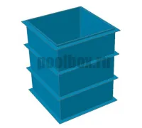 Полипропиленовая купель 1,5 х 1,5 х 1,8 м.