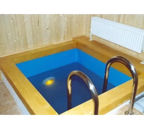 Полипропиленовая купель 1,5 х 0,8 х 1,5 м.