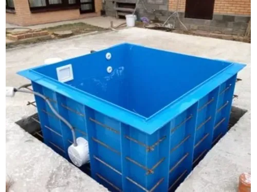 Полипропиленовая купель 1,5 х 1,5 х 1,8 м.