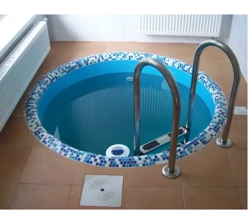 Полипропиленовая купель д. 1,4 х 1,5 м. круглая