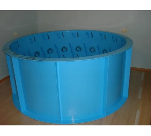Полипропиленовая купель д. 1,4 х 1,5 м. круглая