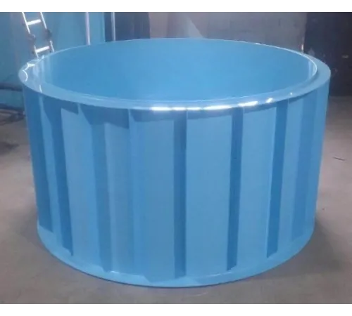 Полипропиленовая купель д. 1,4 х 1,5 м. круглая