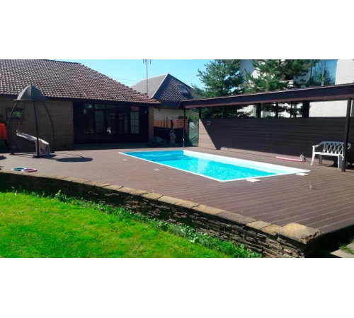 Композитный бассейн Laguna 8 (8,0*3,5*1,55 м.), ТМ Лагуна Пулс