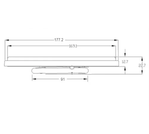 Лампа (18 Вт) светодиодная LED белая AquaViva 252LED White