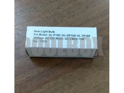 Лампа (75 Вт) галогенная Aquaviva, для прожектора UL-P100