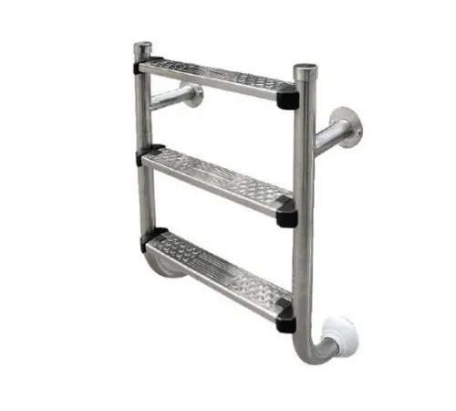 Лестница 3 ст. (без поручней) Aquaviva BHL315-SR AISI-304