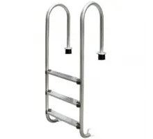 Лестница 3 ст. (у.б.) MP SU из нерж. стали AISI-304 (MURO)