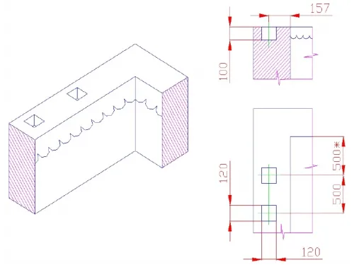 Лестница 3 ст. (у.б.) Flexinox PARALLEL из нержавеющей стали AISI-304