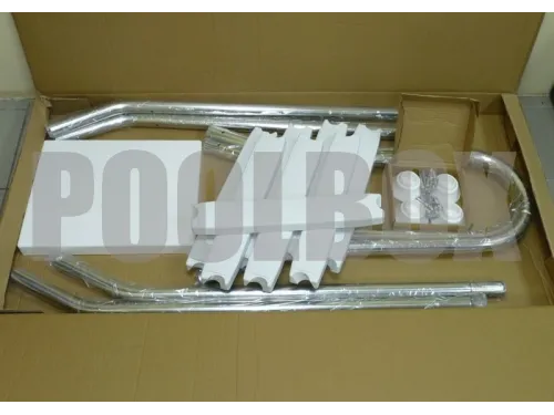 Лестница 4+4 ст. (стремянка) Mayer Schwimmbad AISI-304 5521