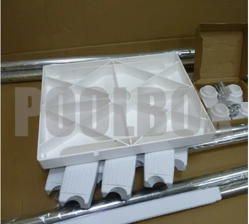 Лестница 4+4 ст. (стремянка) Mayer Schwimmbad AISI-304 5521