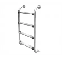 Лестница 4 ст. (без поручней) Aquaviva BHK415-SR AISI-304