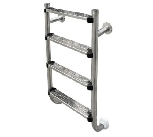 Лестница 4 ст. (без поручней) Aquaviva BHL415-SR AISI-304