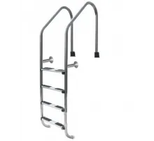 Лестница 4 ст. (ш.б.) Mayer Schwimmbad OVERFLOW OF-415 из нержавеющей стали AISI-304