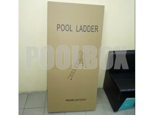 Лестница 5+1 ст. (стремянка) Mayer Schwimmbad AISI-304 05525