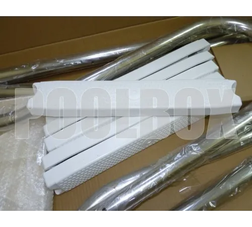 Лестница 5+1 ст. (стремянка) Mayer Schwimmbad AISI-304 05525