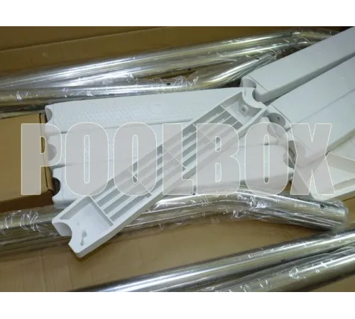 Лестница 5+5 ст. (стремянка) Mayer Schwimmbad AISI-304 5522