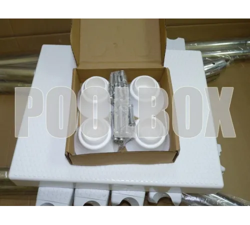 Лестница 5+5 ст. (стремянка) Mayer Schwimmbad AISI-304 5522