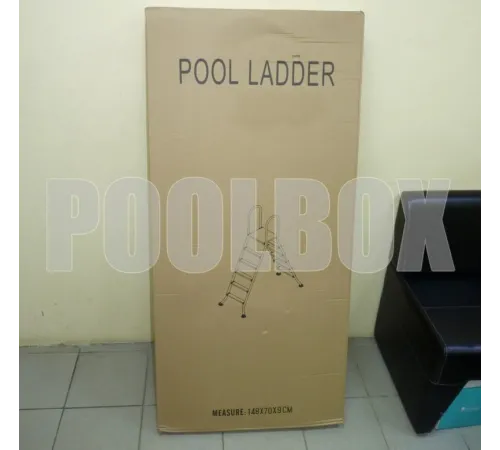 Лестница 5+5 ст. (стремянка) Mayer Schwimmbad AISI-304 5522