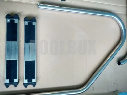 Лестница 2 ст. (ш.б.) Emaux NSL215-S AISI-304