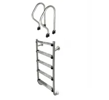 Лестница 5 ст. (с поручнями) Aquaviva SP-515 AISI-304