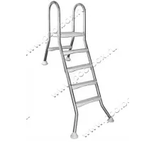 Лестница 4+1 ст. (стремянка) Mayer Schwimmbad AISI-304 05524