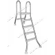 Лестница 4+1 ст. (стремянка) Mayer Schwimmbad AISI-304 05524