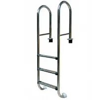 Лестница 3 ст. (у.б.) Pool King MRO203A из нержавеющей стали AISI-304 (с доп. перемычкой)