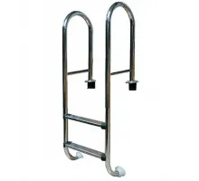 Лестница 2 ст. (у.б.) Pool King MRO202A из нержавеющей стали AISI-304 (с доп. перемычкой)