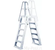 Лестница 4+4 ст. (стремянка) SLA001 Kripsol (пластик) 