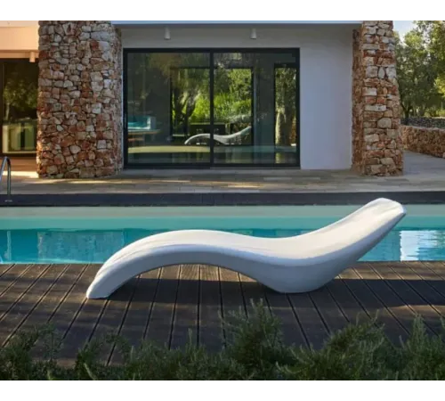 Лежак (шезлонг) композитный ТМ Лагуна Пулс (цвет на выбор)