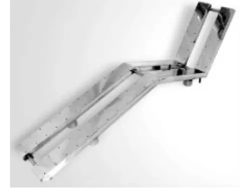 Лежак аэромассажный АТ 02.15 (под плитку) двойной из нерж. стали AISI-304