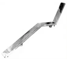 Лежак аэромассажный АТ 02.14 (под плитку) одинарный из нерж. стали AISI-304