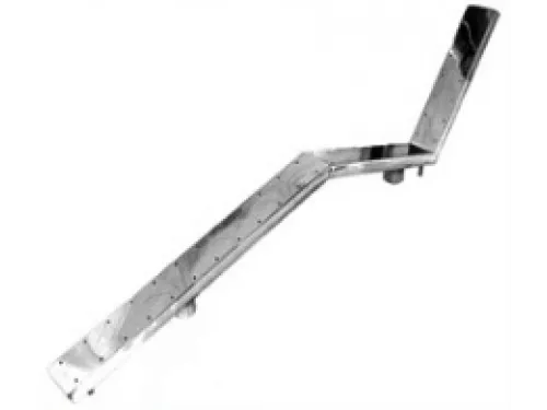 Лежак аэромассажный АТ 02.14 (под плитку) одинарный из нерж. стали AISI-304