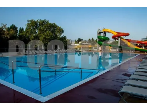 Пленка ПВХ (лайнер) (рулон 1,65*25 м.) HAOGENPLAST ELVA FLEX 1,5 мм. ELVA FLEX Light blue 8286 (светло-голубая)