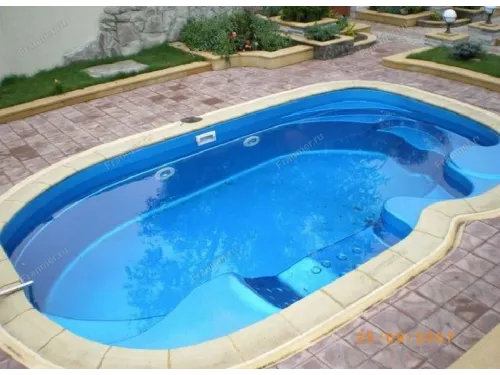 Композитный бассейн Мартиг 6,20*3,70*1,48 м., Франмер