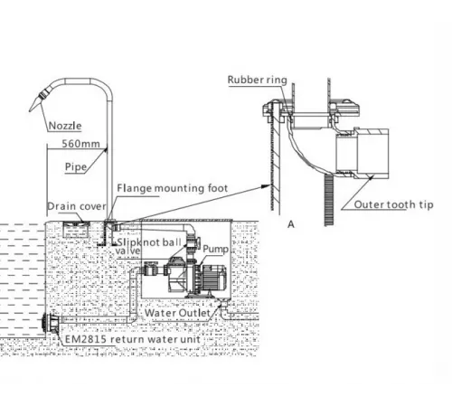 Массажный водопад из нерж. стали Aquaviva EM4402 Full Body Spray