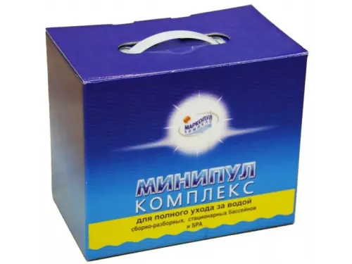 Минипул КОМПЛЕКС (коробка 6 кг.) для комплексного обеззараживания бассейнов 10-30 м.куб.