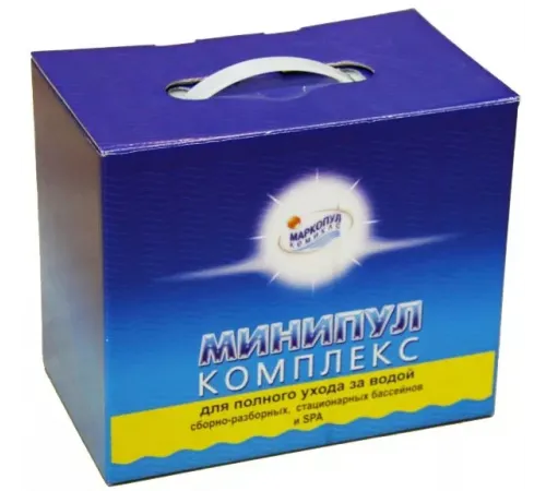 Минипул КОМПЛЕКС (коробка 6 кг.) для комплексного обеззараживания бассейнов 10-30 м.куб.