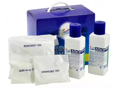 Минипул КОМПЛЕКС (коробка 6 кг.) для комплексного обеззараживания бассейнов 10-30 м.куб.