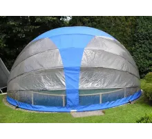 Раскладной  павильон из ПВХ д. 4,10*2,2 м. (круг) Azuro