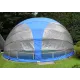 Раскладной  павильон из ПВХ д. 4,10*2,2 м. (круг) Azuro