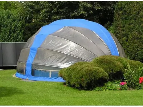 Раскладной  павильон из ПВХ д. 4,10*2,2 м. (круг) Azuro