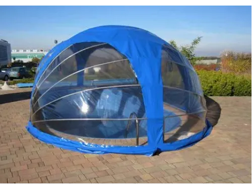 Раскладной  павильон из ПВХ д. 4,10*2,2 м. (круг) Azuro