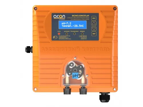 Станция контроля и дозирования хим. реагентов (РН) ORANGE MONOJUNIOR pH ACON