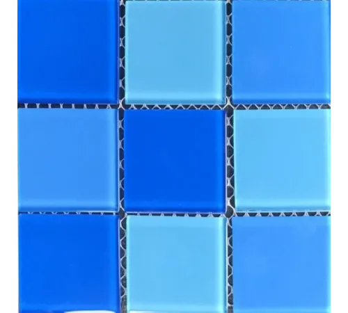 Мозаика стеклянная Aquaviva Cristall Light Blue (48 мм)