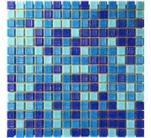 Мозаика стеклянная Aquaviva Majorca Dark